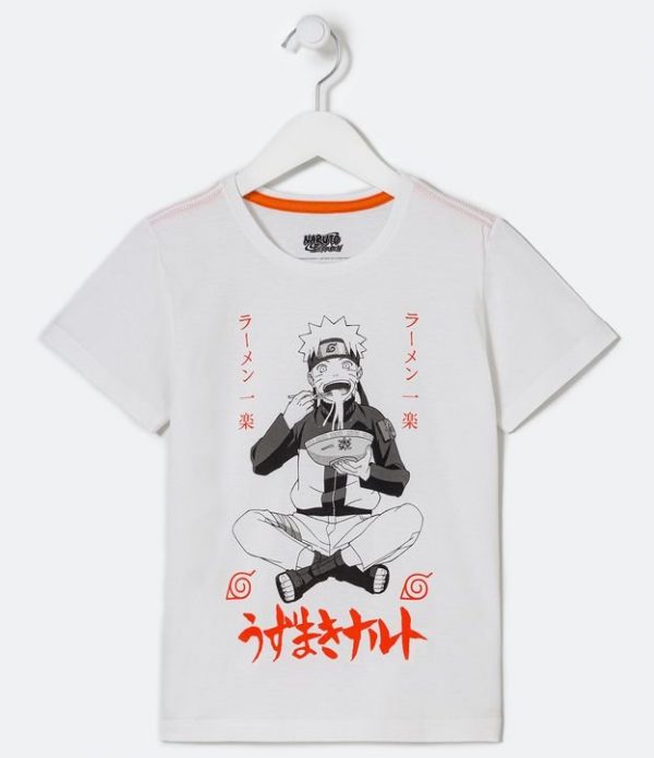 Camiseta Infantil com Estampa do Naruto - Tam 1 a 14 anos