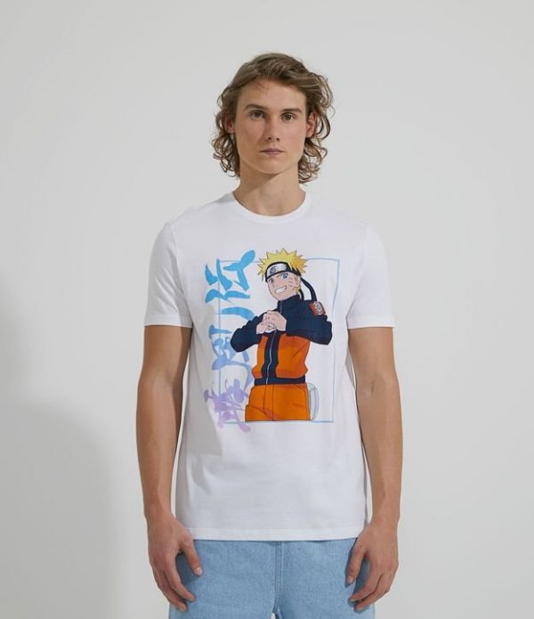 Camiseta Manga Curta Estampa Naruto