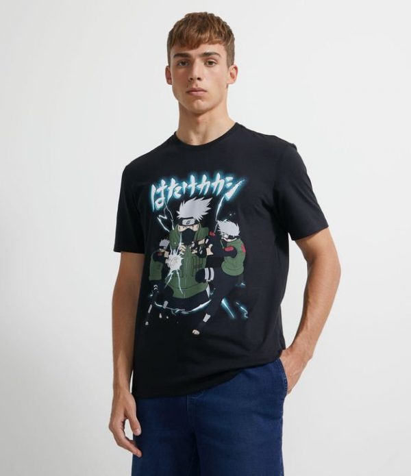 Camiseta Manga Curta Kakashi Naruto