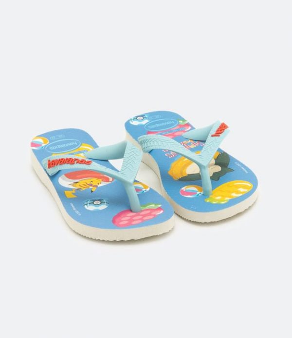 Chinelo Infantil Havaianas com Estampa Pokemon - Tam 23/24 ao 31/32