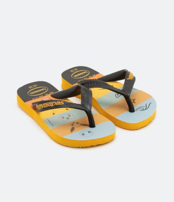 Chinelo Infantil Havaianas com Estampa de Pokemon Havaianas - Tam 33/34 ao 37/38