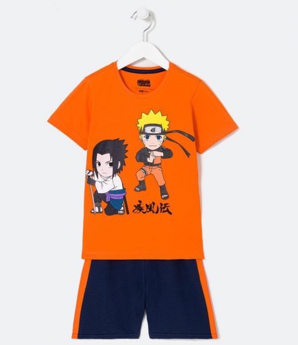 Conjunto Infantil com Estampa do Naruto - Tam 1 a 14 anos