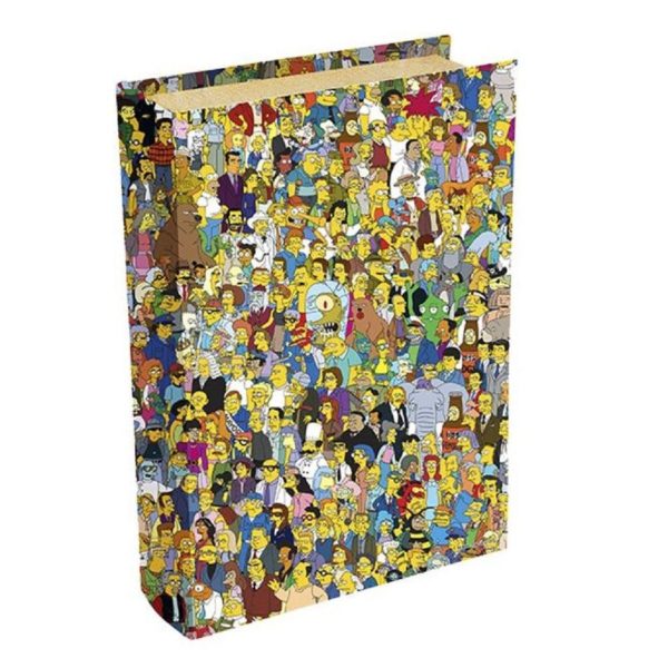 Livro Caixa Simpsons Springfield 24X16x5cm Trevisan Concept