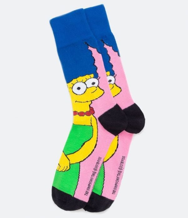 Meia Diverdita Cano Longo Marge Simpsons