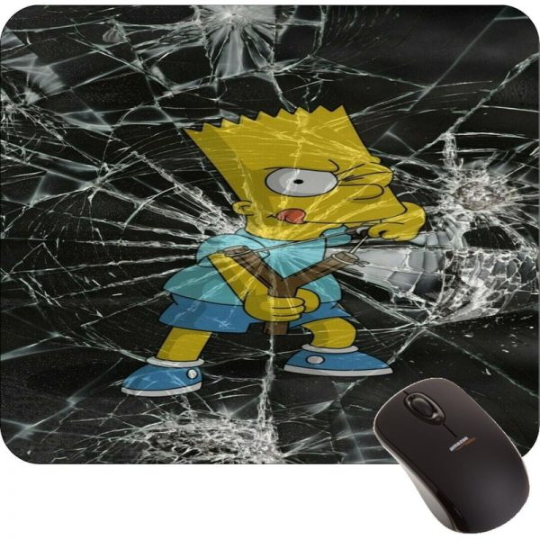 Mousepad Bart Simpson Desenho Infantil Simpsons Tv