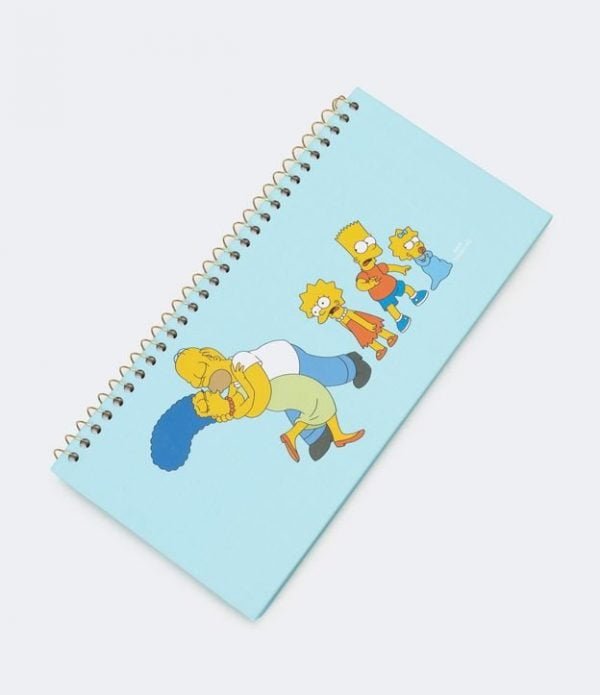 Planner de Papel com Estampa Simpsons