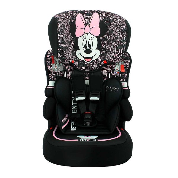 Cadeirinha Para Auto Disney Minnie Preta Suporta Até 36 Kilos