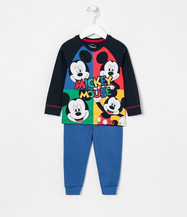 Pijama Infantil Estampa Mickey Mouse - Tam 1 a 4 anos