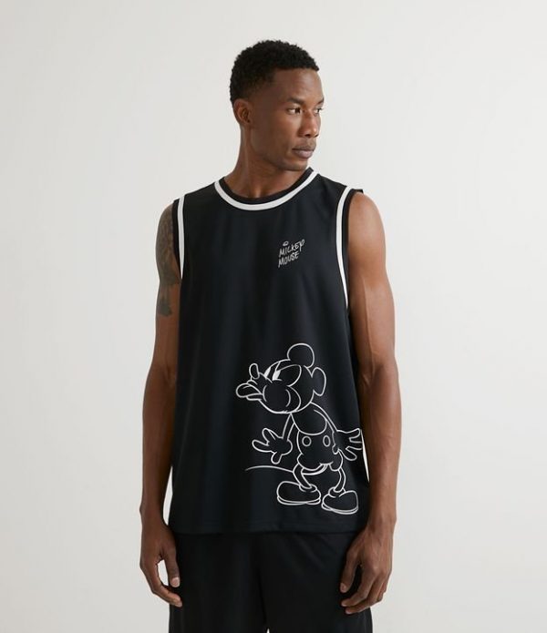 Regata Basquete com Estampa Mickey