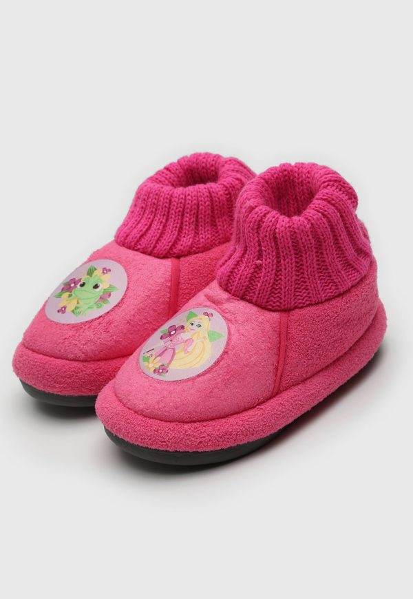 Infantil - Pantufa Maria Emília Plush Disney Princesa Pink