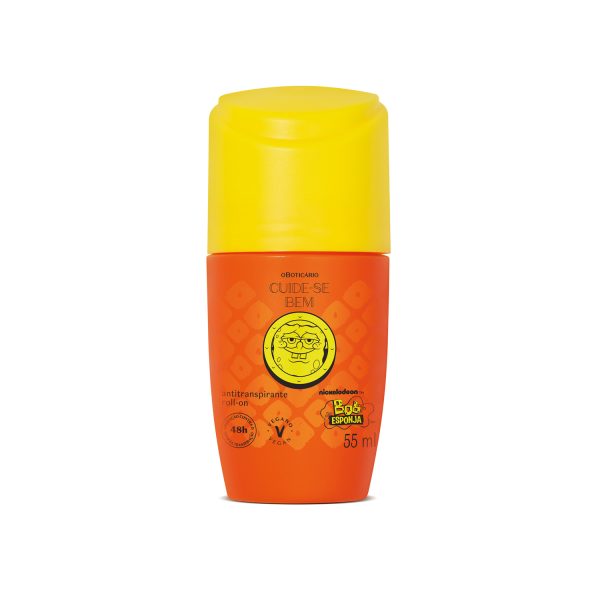 Antitranspirante Roll-On Cuide-Se Bem Bob Esponja 55ml