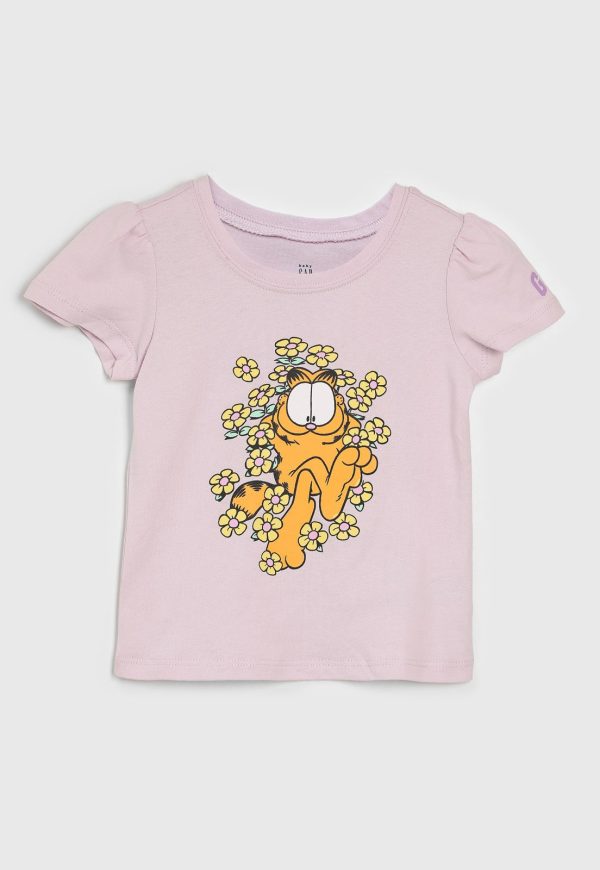 Camiseta GAP Garfield Rosa