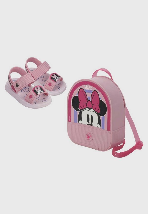 Infantil - Sandália Grendene Disney Mochila Rosa