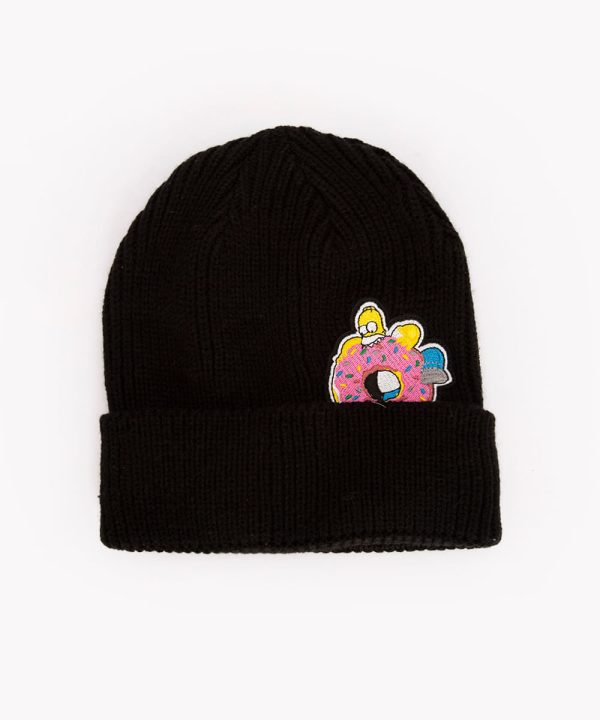 gorro tricot os Simpsons preto