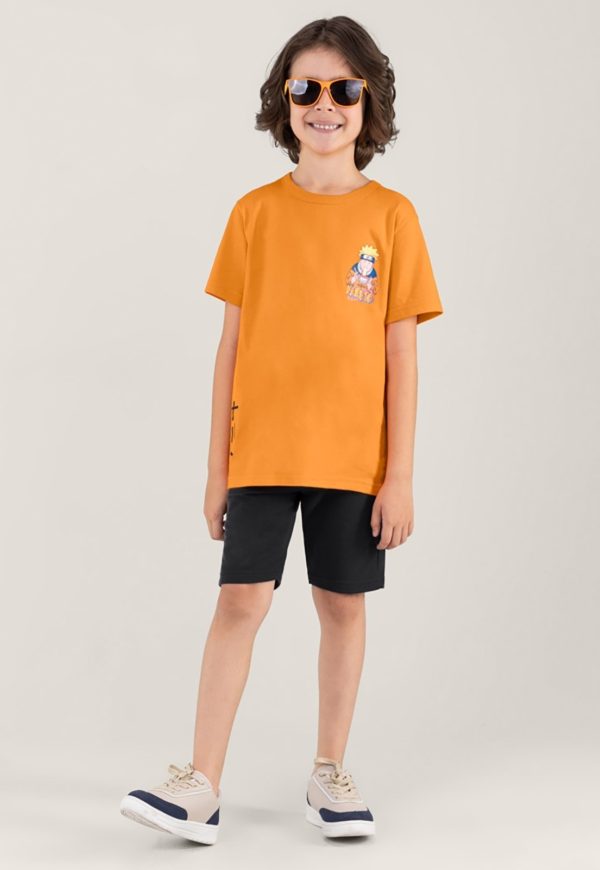 Infantil - Camiseta Naruto Unissex Brandili