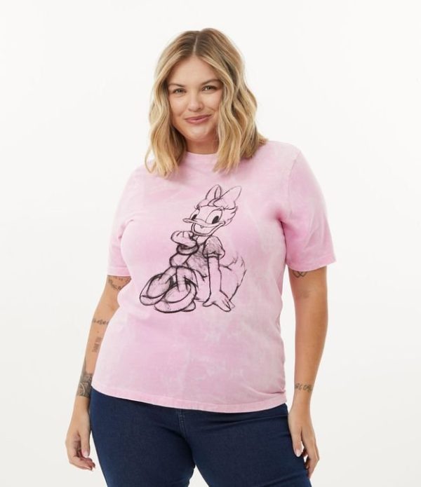 Blusa Marmorizada com Estampa Margarida Curve & Plus Size