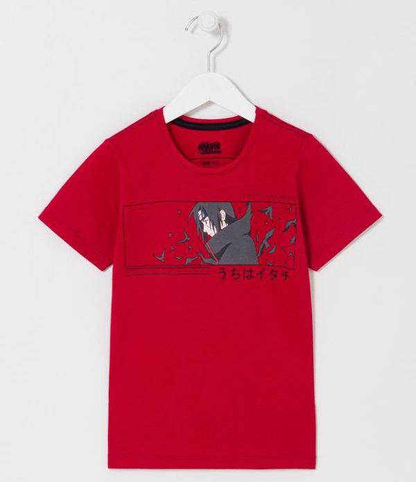 Camiseta Infantil com Estampa Itachi Naruto - Tam 1 a 14 anos