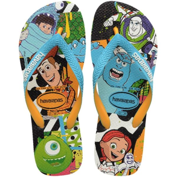 Chinelo Havaianas Disney Stylish Masculino - Azul e Amarelo