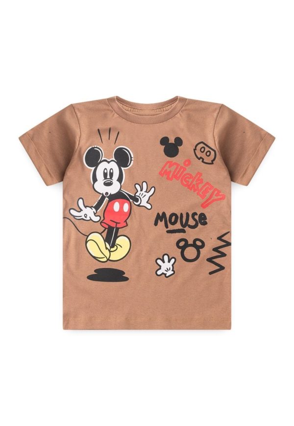 Infantil - Camiseta Disney Mickey Manga Curta