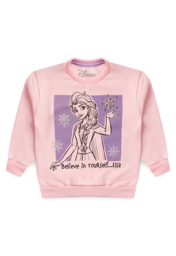 Infantil - Casaco Feminino em Moletom Elsa Disney®