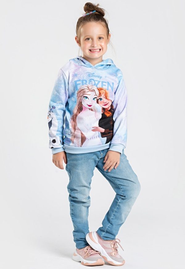 Infantil - Casaco Feminino em Moletom Frozen Disney®