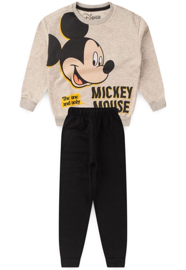 Infantil - Conjunto Moletom Masculino Mickey Mouse Disney®
