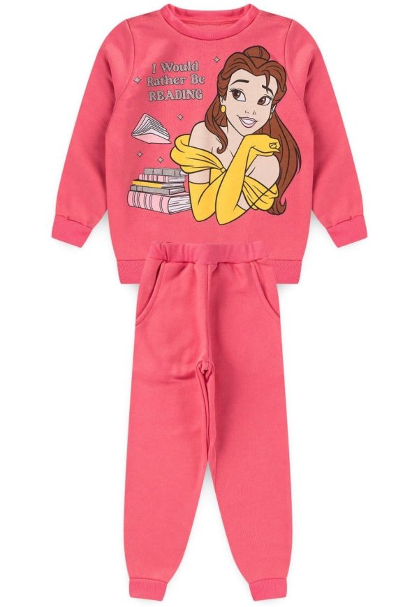 Infantil - Conjunto Moletom Menina Bela Disney®