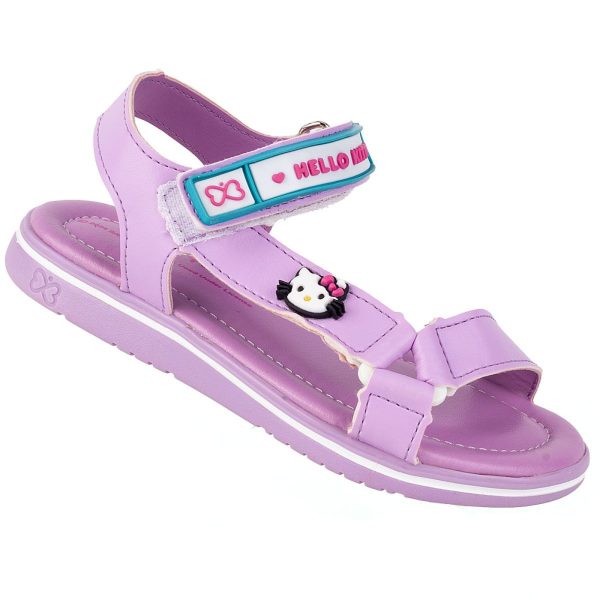 Infantil - Sandalia Papete Hello Kitty by WorldColors - Lilás