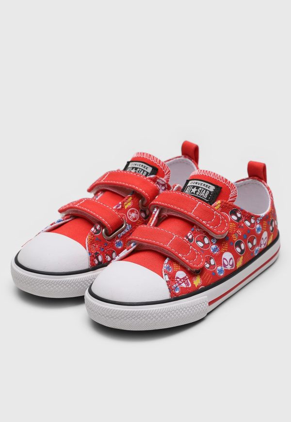 Infantil - Tênis Converse Disney Homem Aranha Chuck Taylor All Star 2V Vermelho