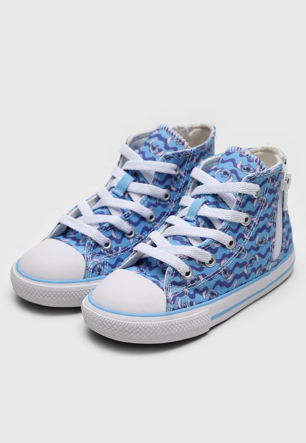 Infantil - Tênis Converse Disney Stitch Chuck Taylor All Star Sid Azul