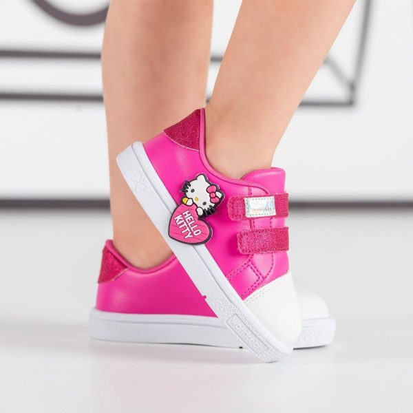 Infantil - Tênis Feminino Hello Kitty by WorldColors - Pink