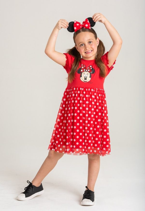 Infantil - Vestido Disney Minnie