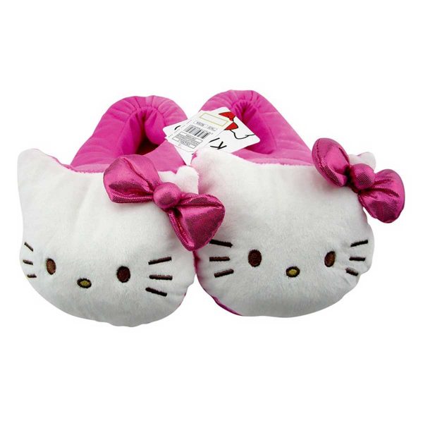 Pantufas Hello Kitty Feminina Infantil Rosa 30/31