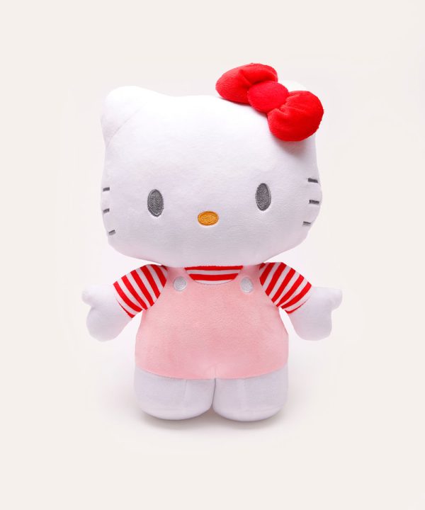 almofada de pelúcia hello kitty branca