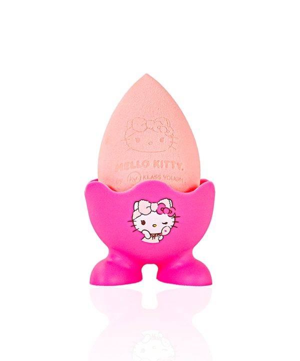 esponja gota e porta esponja klass vough hello kitty rosa