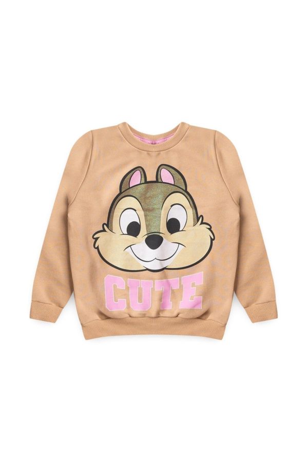 Infantil - Casaco Disney Tico e Teco Marrom