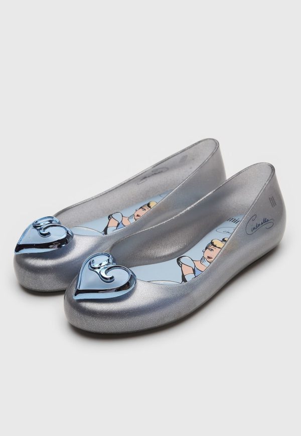 Infantil - Sapatilha Mini Melissa Disney Princesas Azul