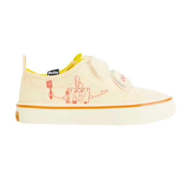 Tênis Redley Clip Collab Bob Esponja Off White Amarelo